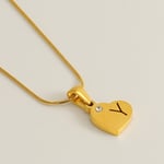 Gold color / 1 Piece Simple Series Simple Letter Y Stainless Steel  Gold Color Rhinestone Unisex Pendant Necklaces Picture25